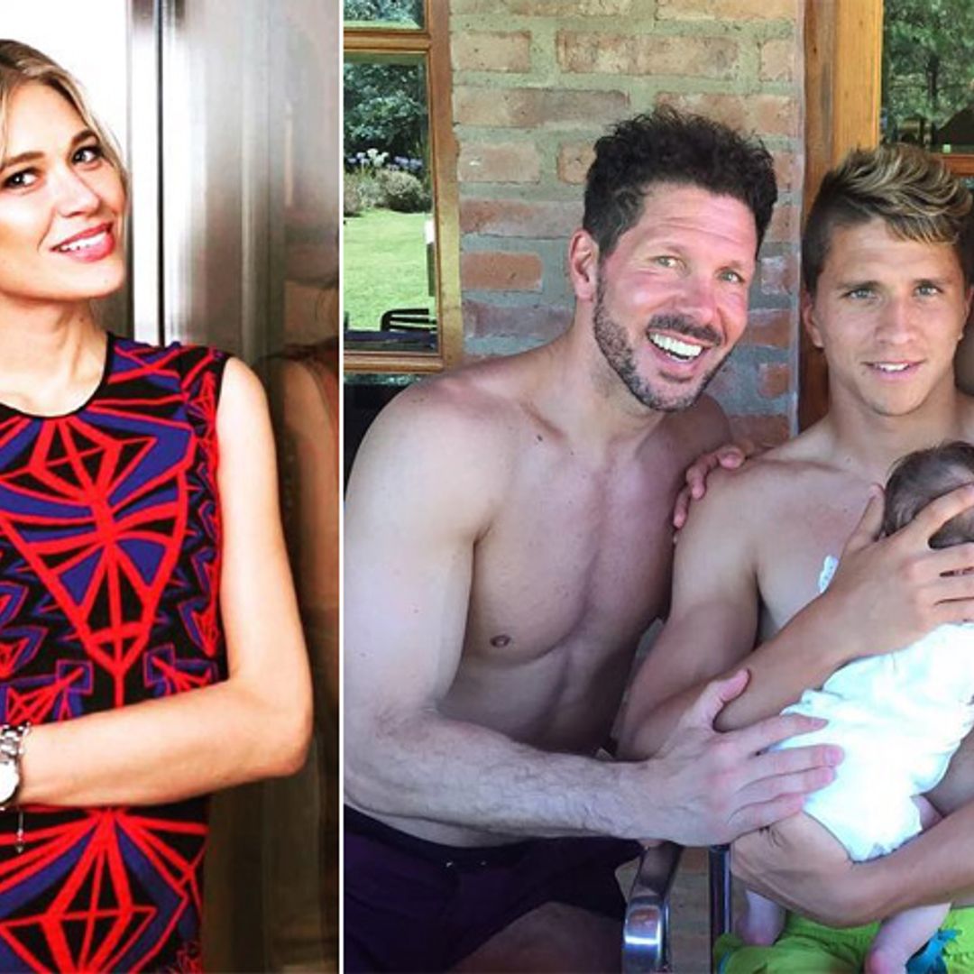 'El Cholo' Simeone y Carla Pereyra ya disfrutan de la Navidad en Argentina con su hija Francesca