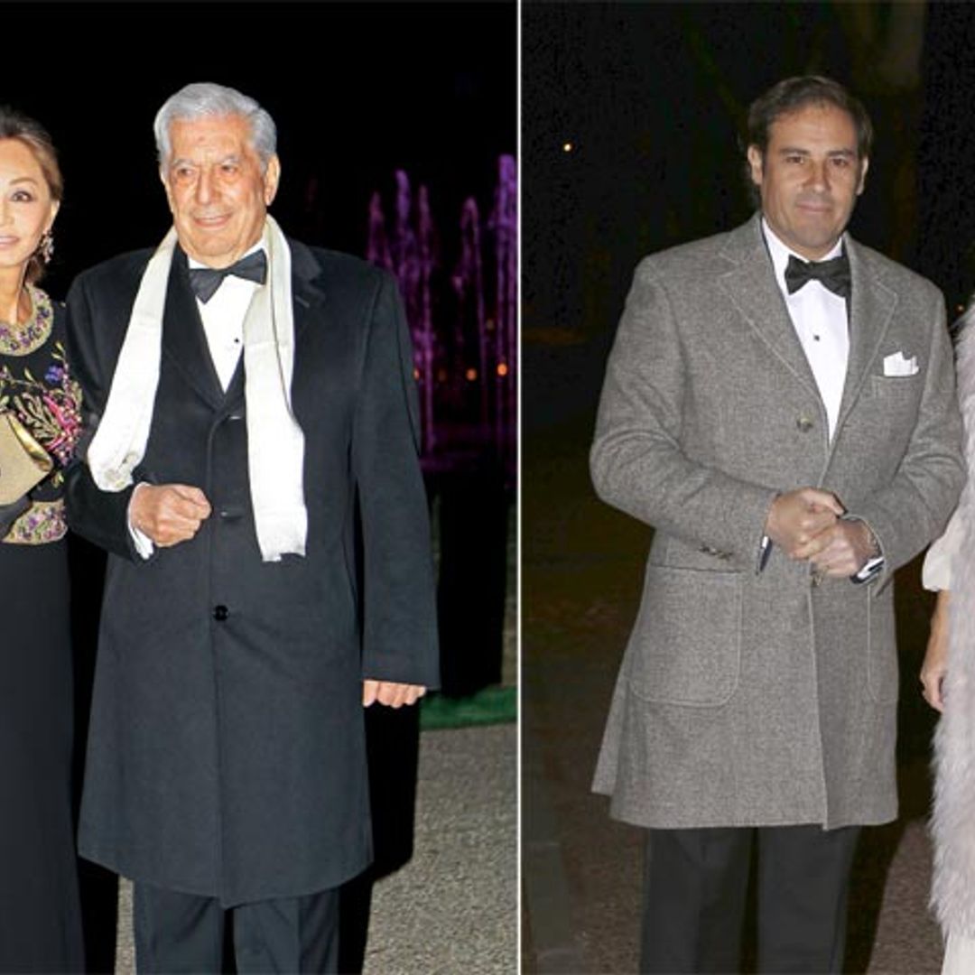 Isabel Preysler y Mario Vargas Llosa, en la gran fiesta de cumpleaños del embajador de Estados Unidos
