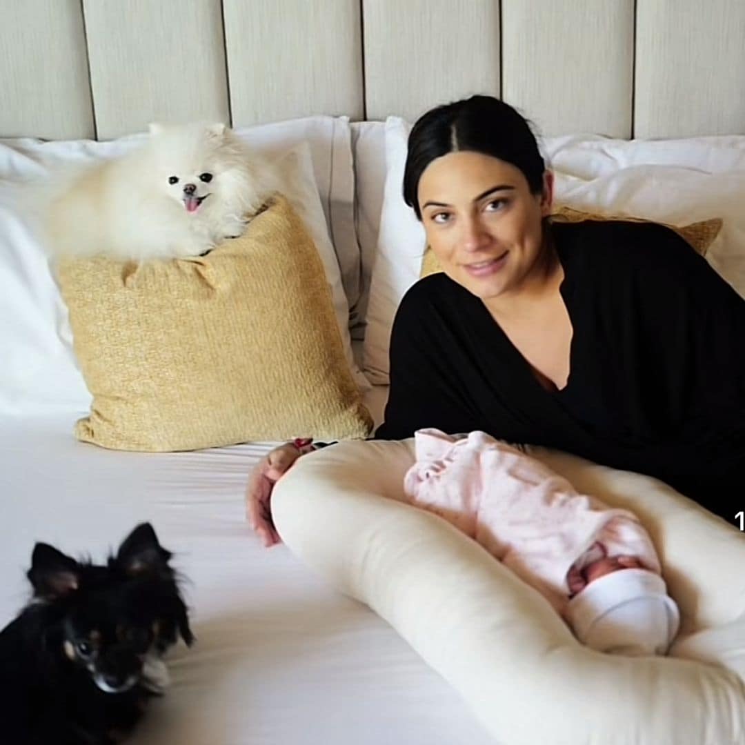 Aria, la bebé de Ana Brenda Contreras, roba miradas en el primer video junto a su mamá