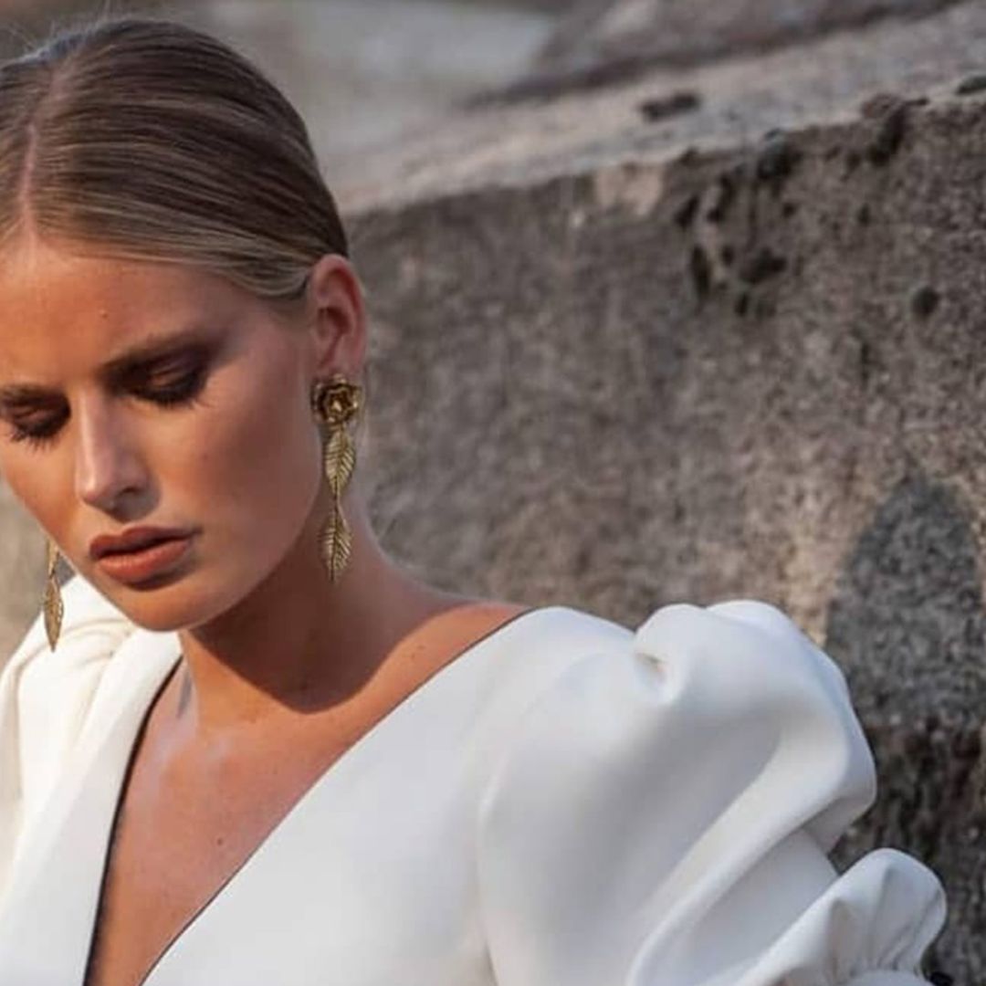 Pendientes ideales para novia con los que no necesitarás usar bronceador