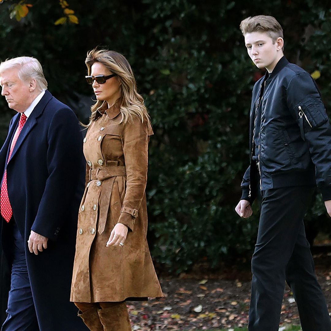 La gran transformación de Barron, el hijo de Donald y Melania Trump