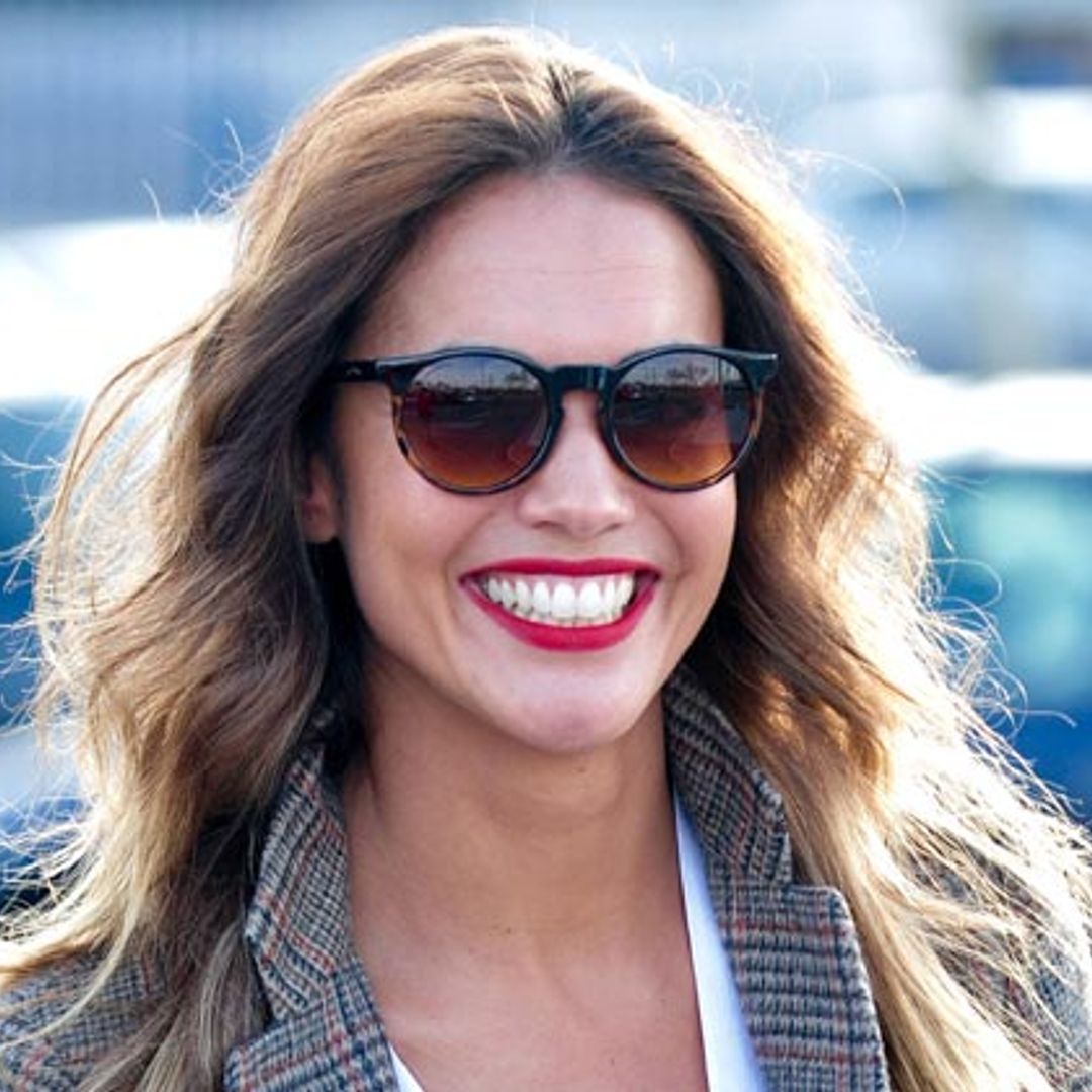 La amplia sonrisa de Lara Álvarez tras romper con Fernando Alonso