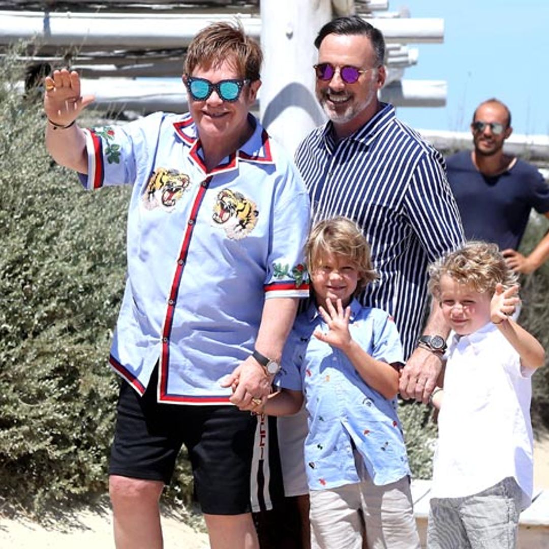¡Absolutamente adorable! El hijo de Elton John sube al escenario con su padre