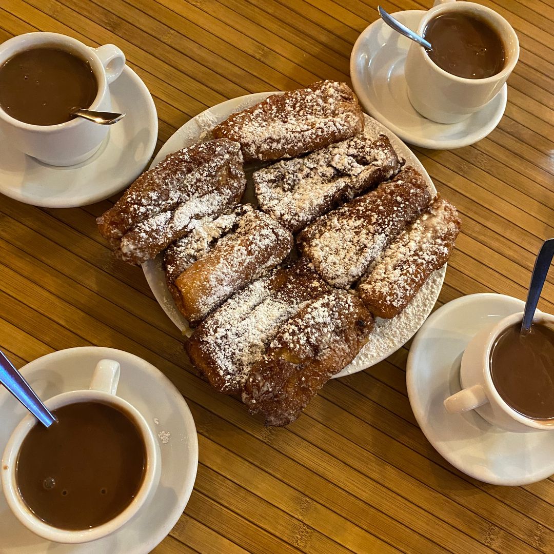 Chocolate con picatostes