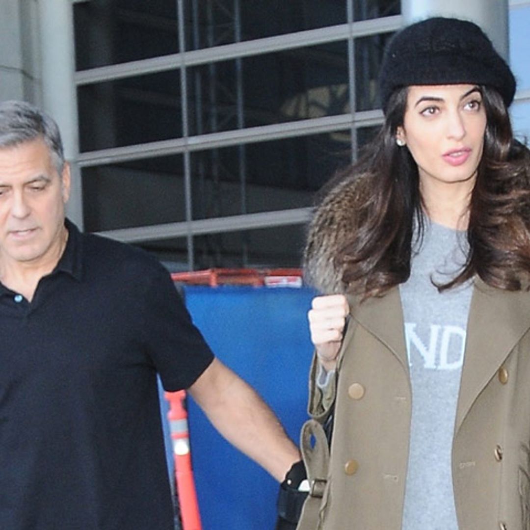 George y Amal Clooney, en España entre rumores de embarazo