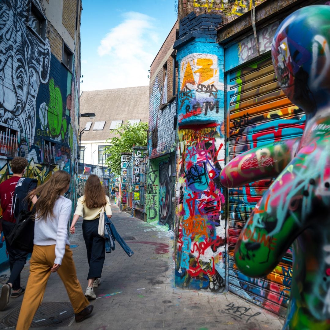 Calle grafittis, Gante, Bélgica