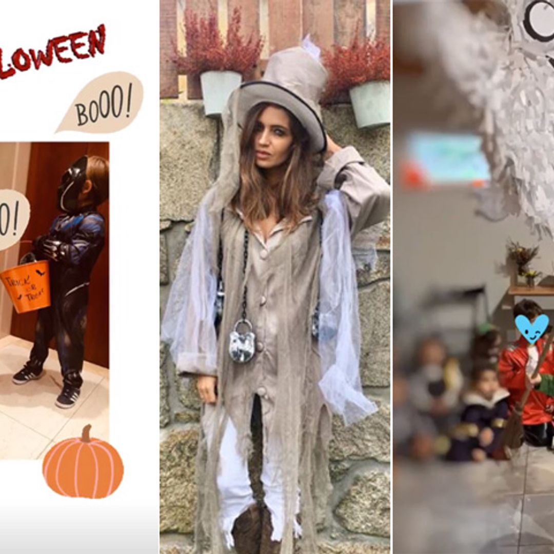 Sara Carbonero se disfraza de fantasma en Halloween