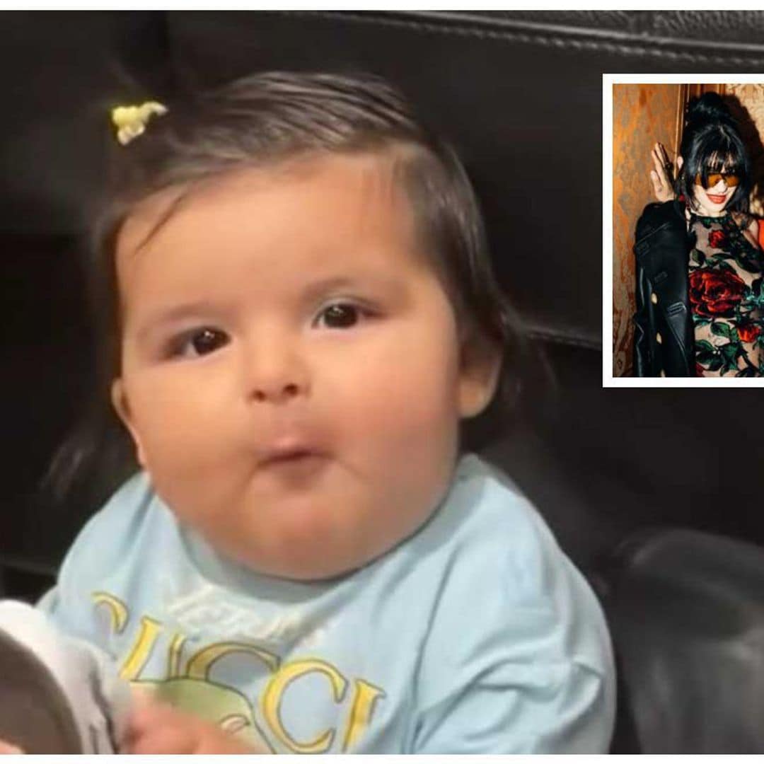 Inti, la bebé de Nodal y Cazzu, manda un besito a la cámara y derrite las redes