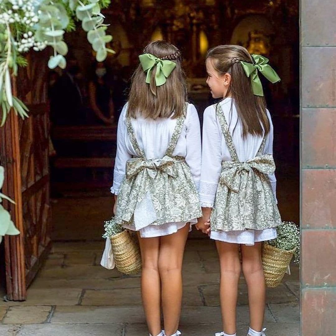 13 niños de arras modernos que son pura inspiración para una boda de verano