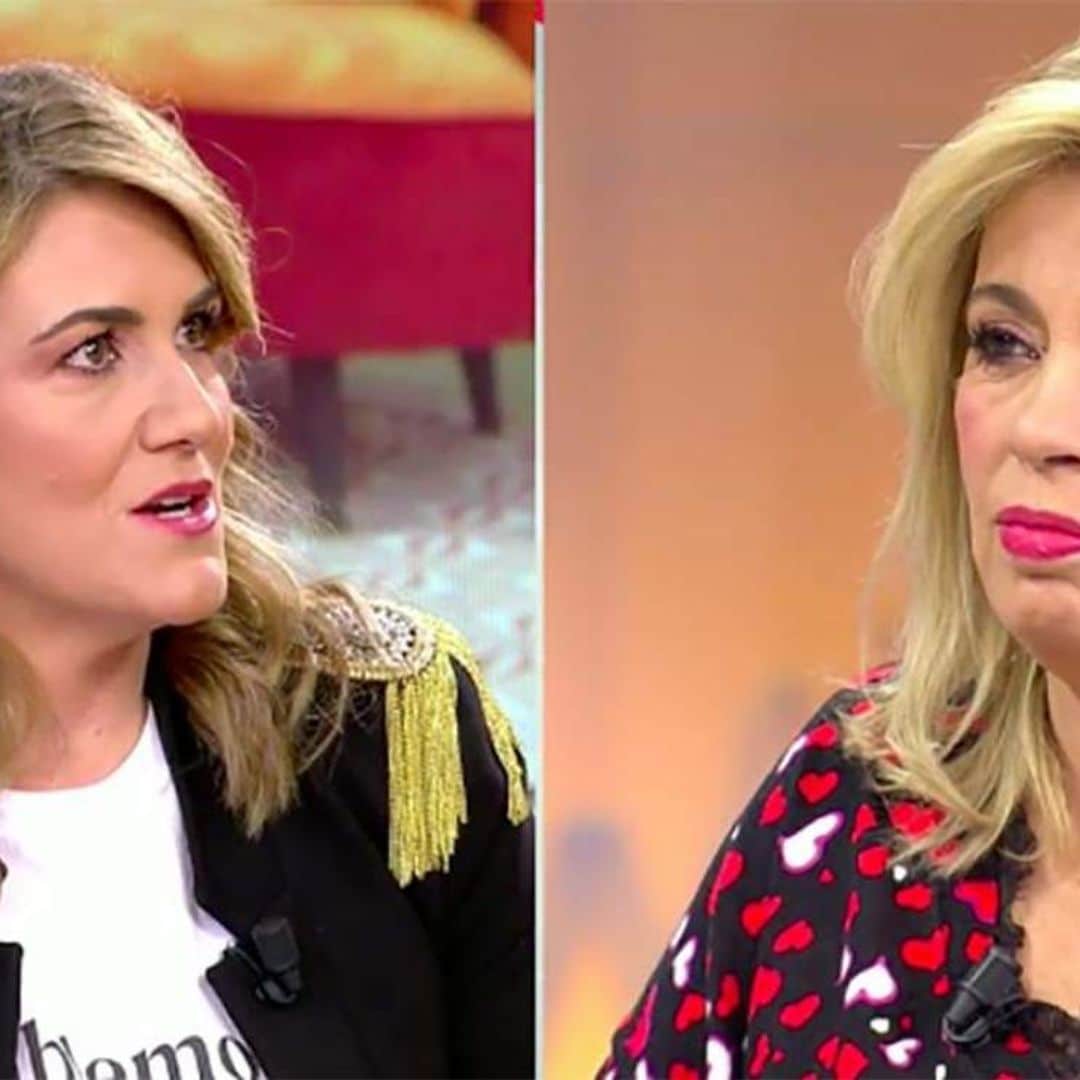 El tenso reencuentro de Carlota Corredera y Carmen Borrego en 'Viva la vida'