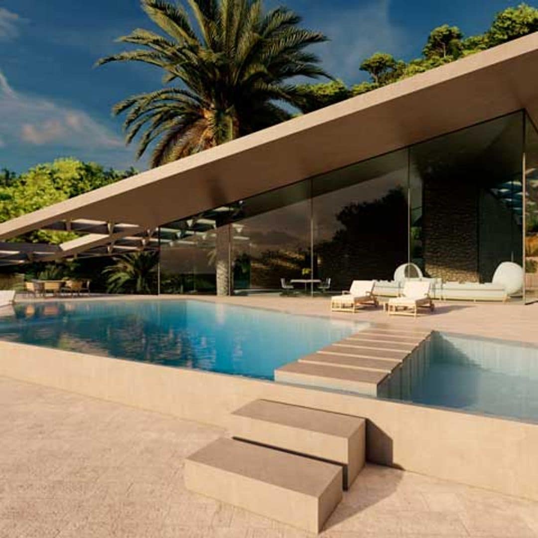 Una casa de lujo que se integra en el paisaje abriendo la arquitectura al mar