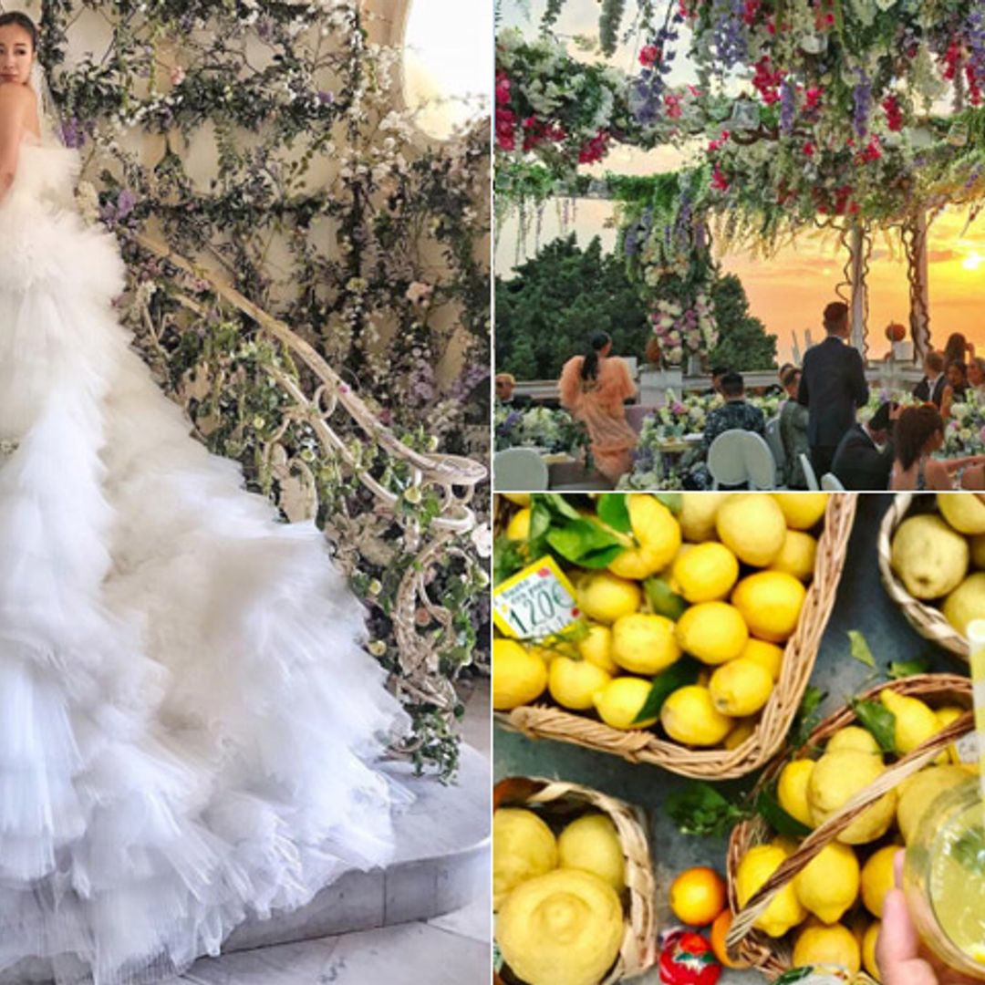 Una de las blogueras más influyentes de China se ha casado en Capri… ¡No te pierdas el resultado!
