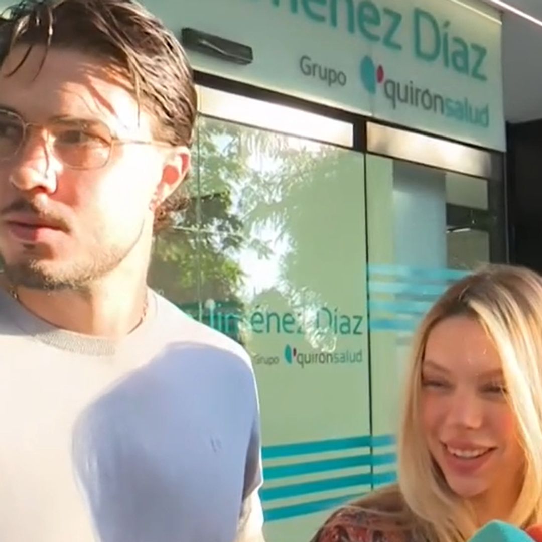 Alejandra Rubio y Carlo Costanzia, primeras palabras tras el nacimiento de su hija a las puertas del hospital: "Es un guiño a nuestras abuelas, a las dos"