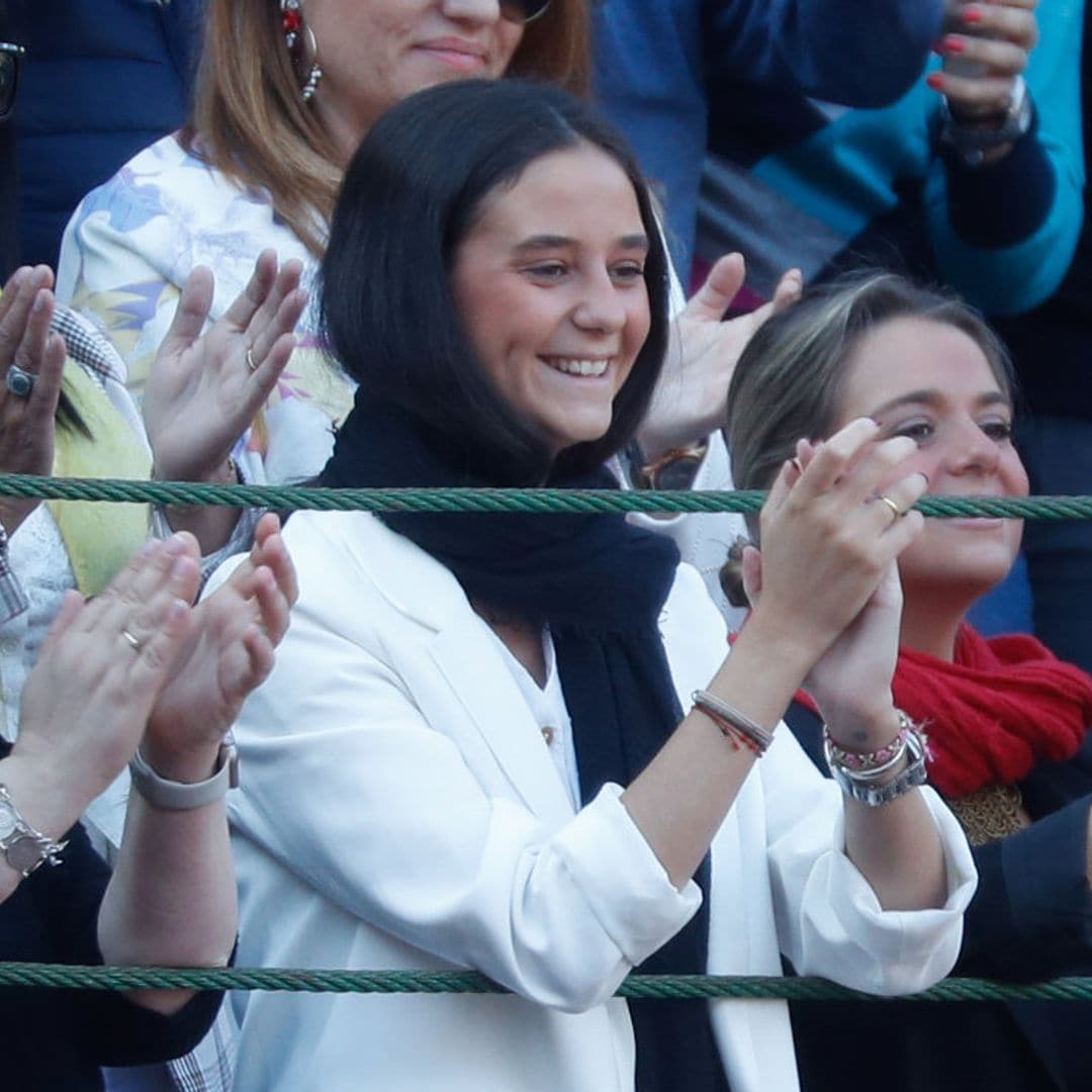 El gesto de Roca Rey con Victoria de Marichalar, su gran apoyo en la plaza de toros