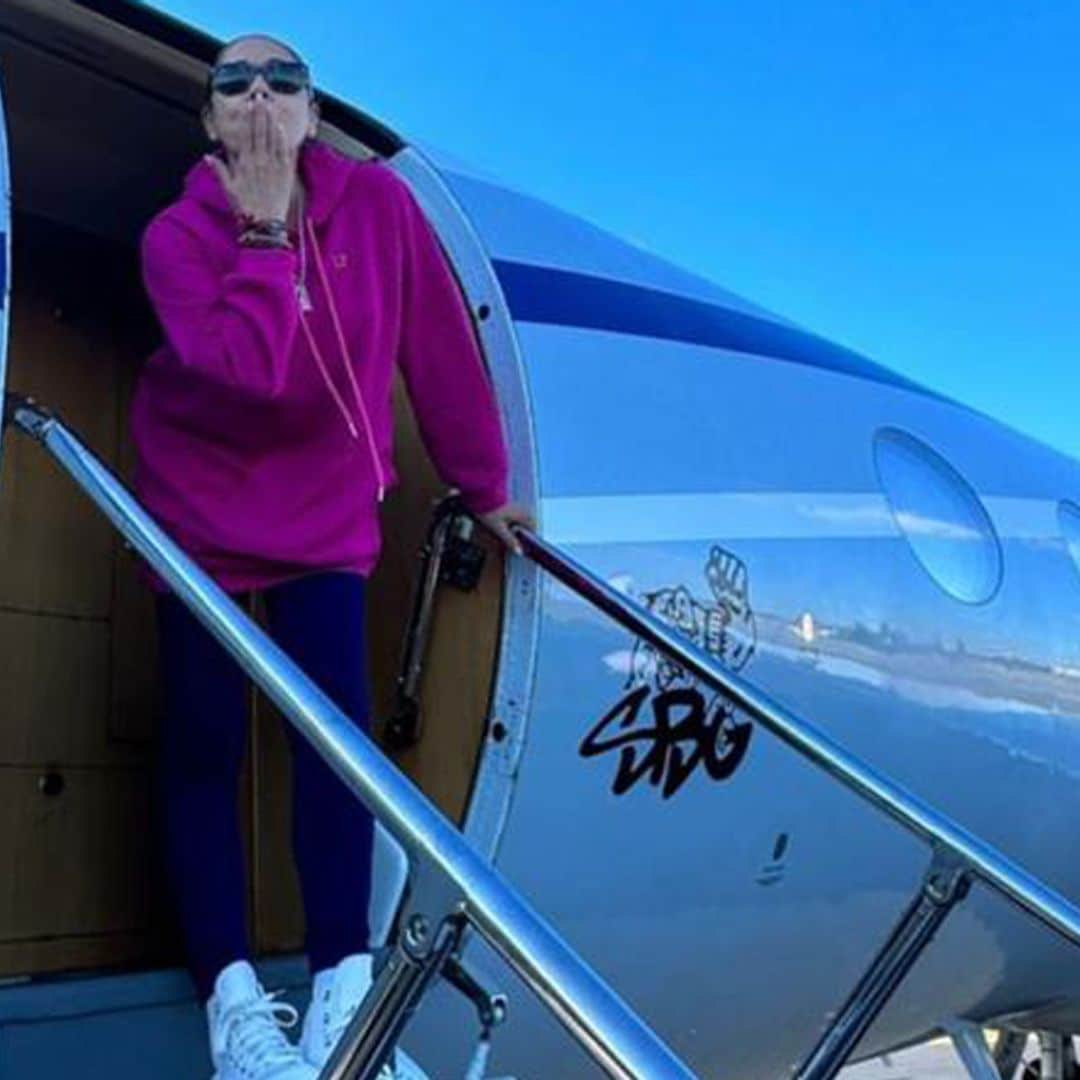 Isabel Pantoja, una auténtica diva en su viaje a Nueva York a bordo de un jet privado