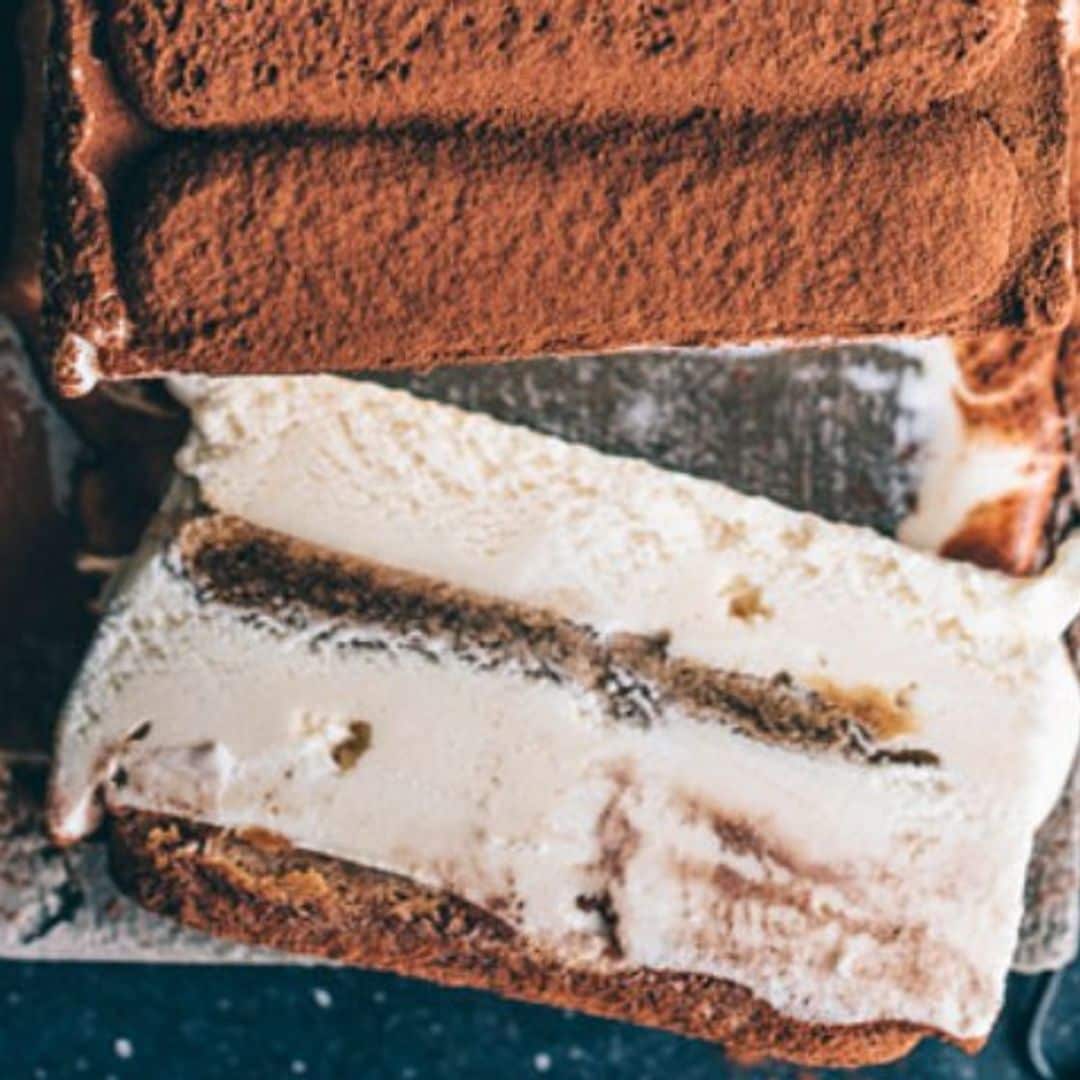 Tiramisú helado