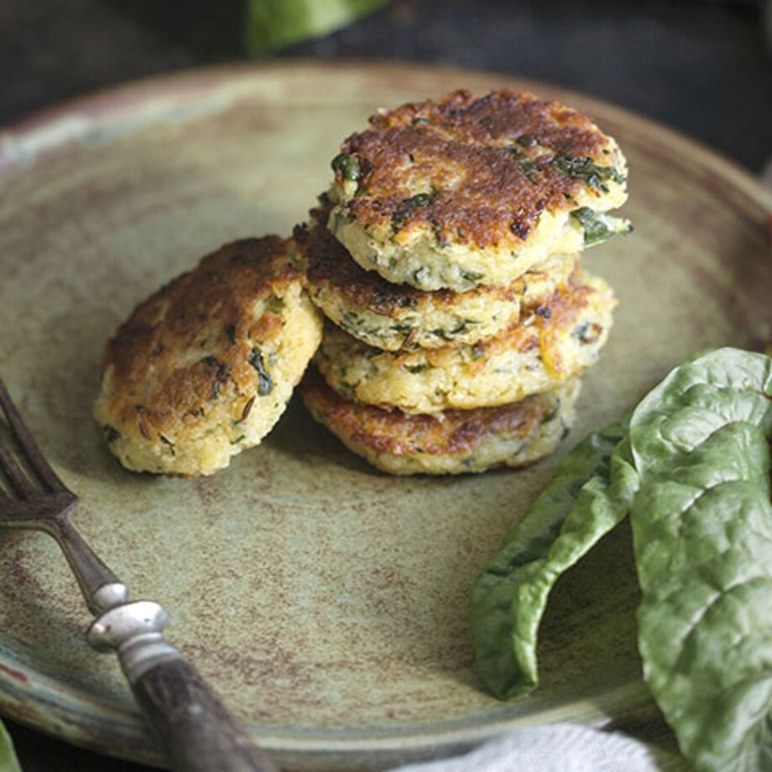 Tortitas de patata y acelga