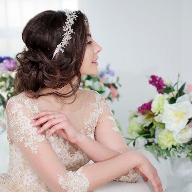 las diademas son uno de los accesorios para novias m s trendy