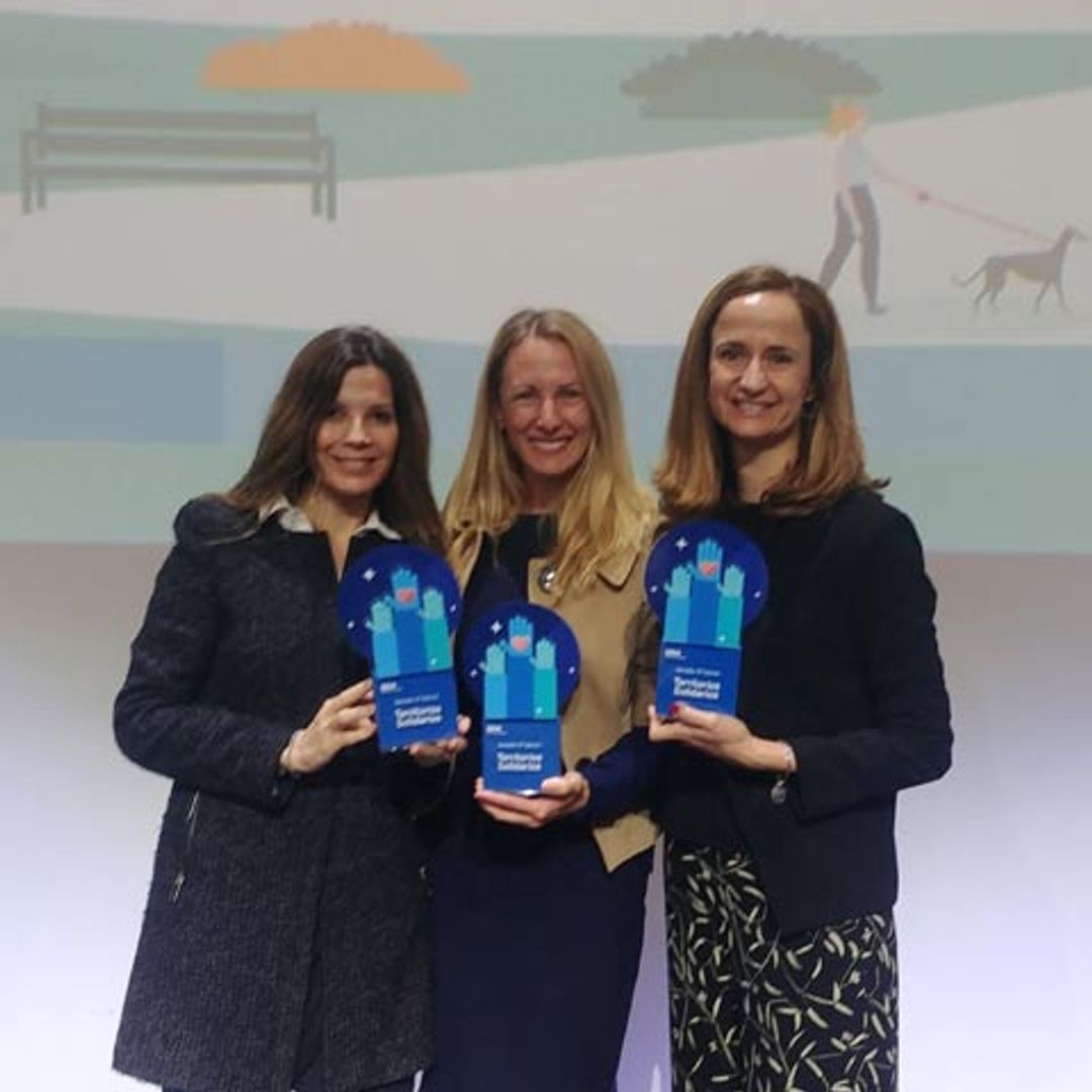La fundación Intheos, premiada con uno de los galardones ‘Territorios solidarios’ de BBVA