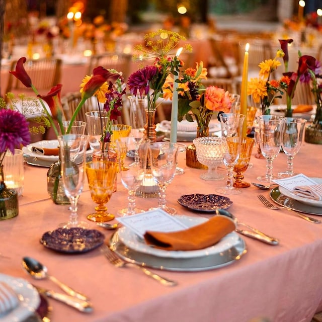 Decoración de mesas de boda Las Bodas de Araventum