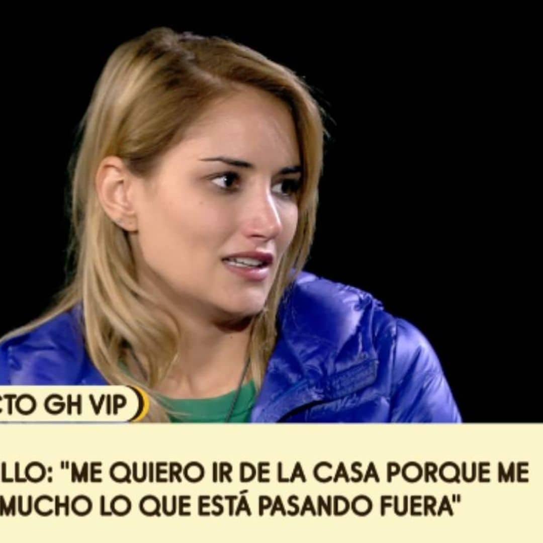 Alba Carrillo tira la toalla: 'Estoy muy mal de autoestima'