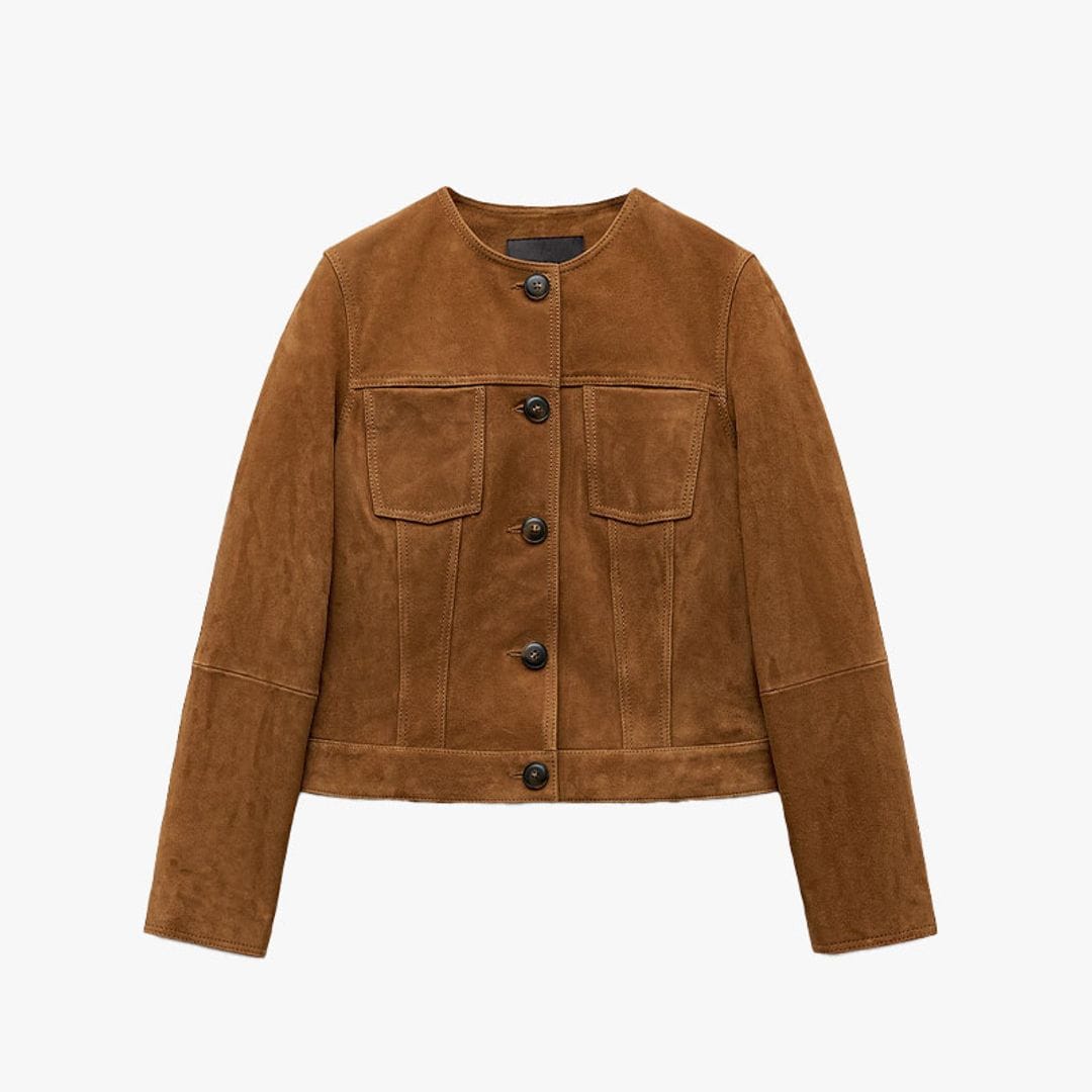 Chaqueta de ante Zara
