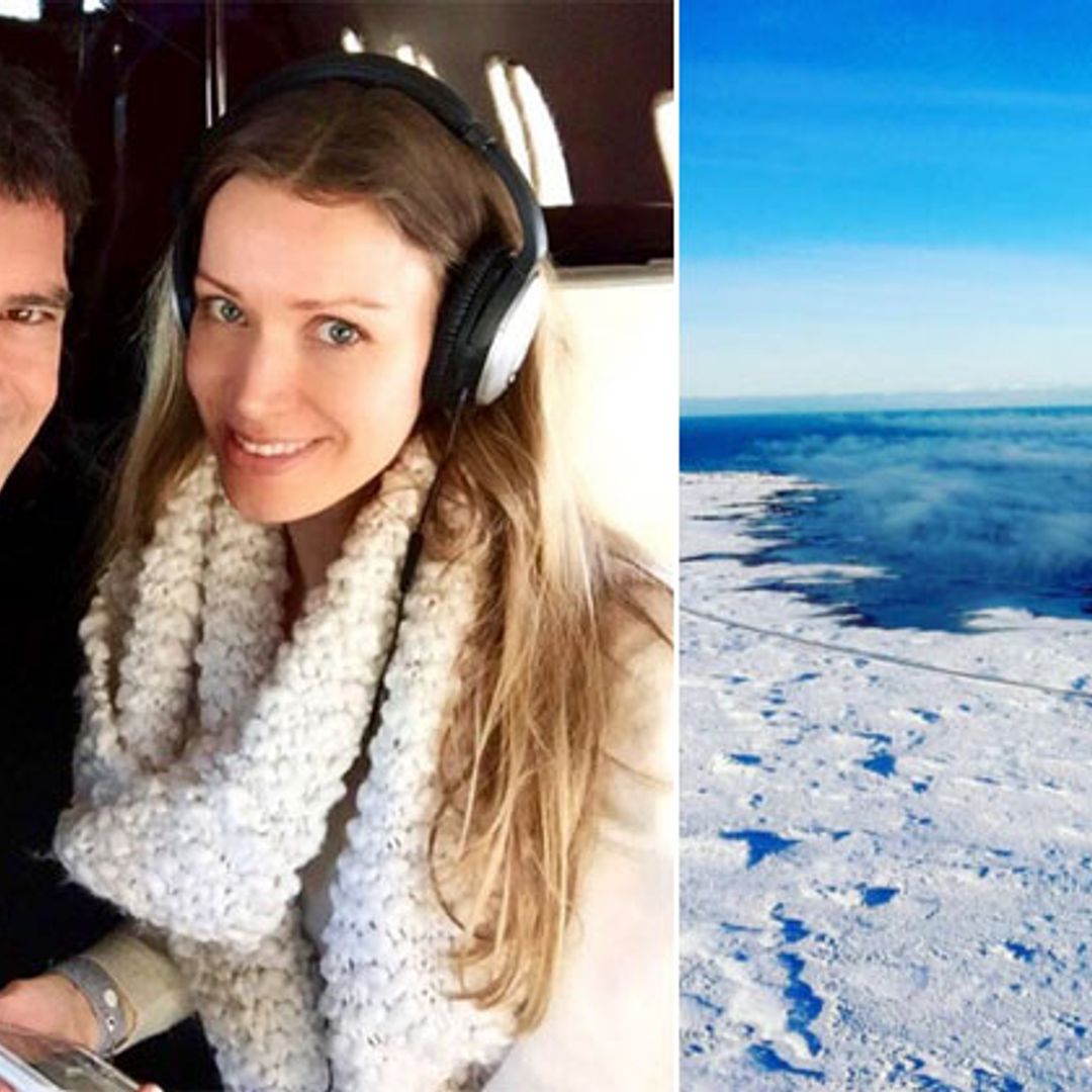 La ruta helada de Antonio Banderas y Nicole Kimpel