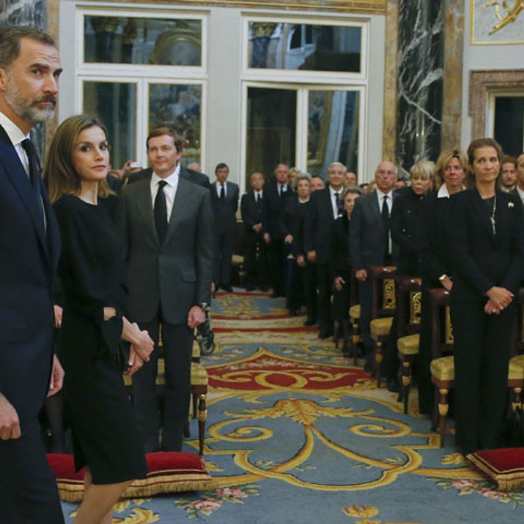 Los cuatro Reyes asisten al funeral de Alicia de Borbón-Parma al que también ha acudido la infanta Cristina