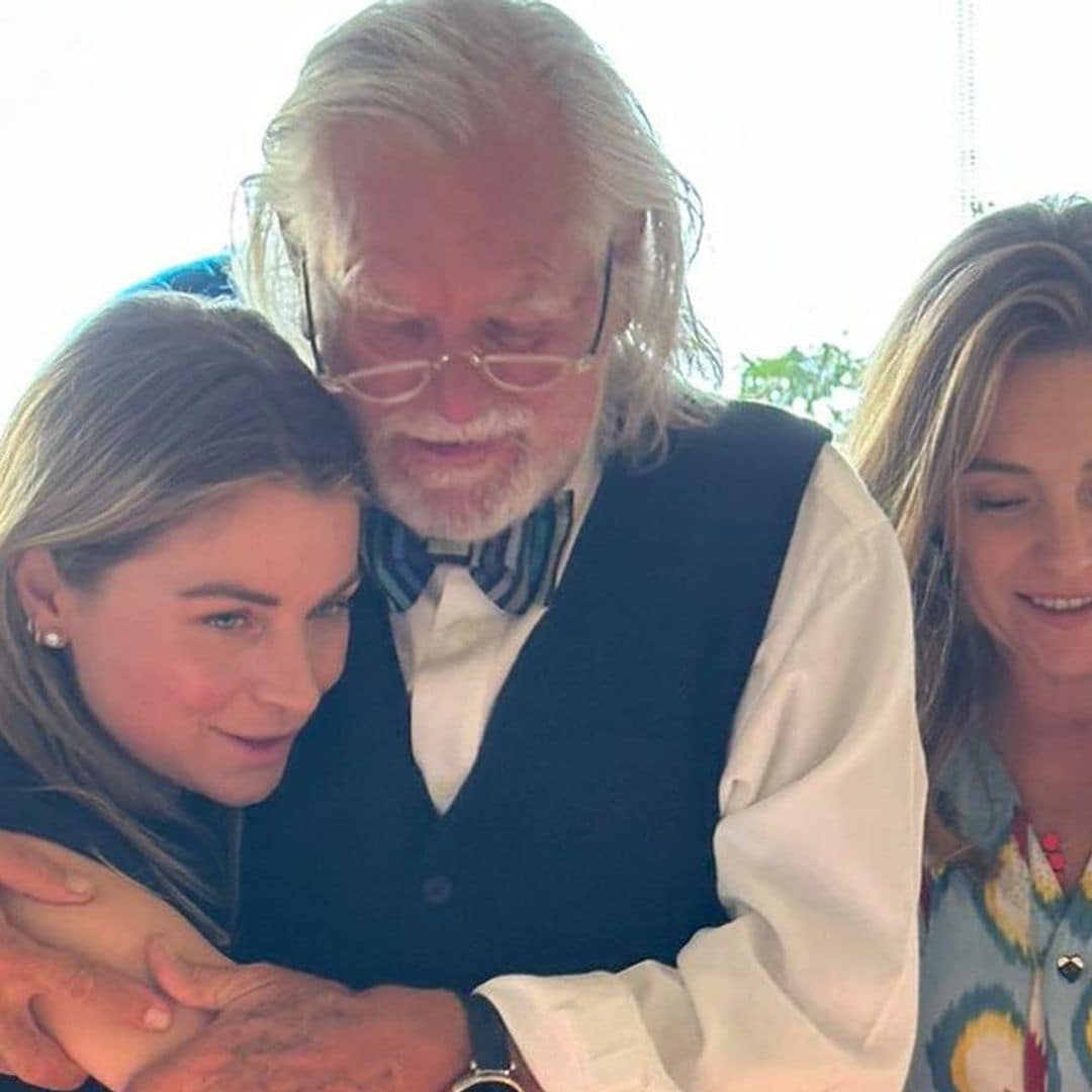 Ludwika y Dominika Paleta celebran el cumpleaños 80 de su papá con una emotiva fiesta en México