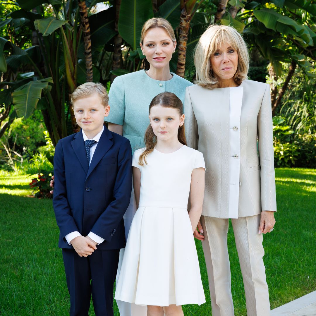 Jacques y Gabriella de Mónaco, inesperados protagonistas en la histórica visita de los Macron al Principado