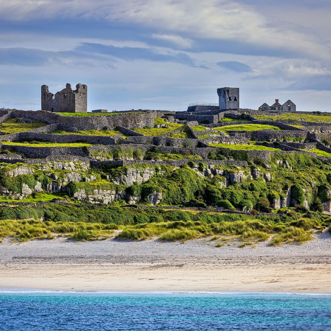 Paisaje costera de las islas Aran