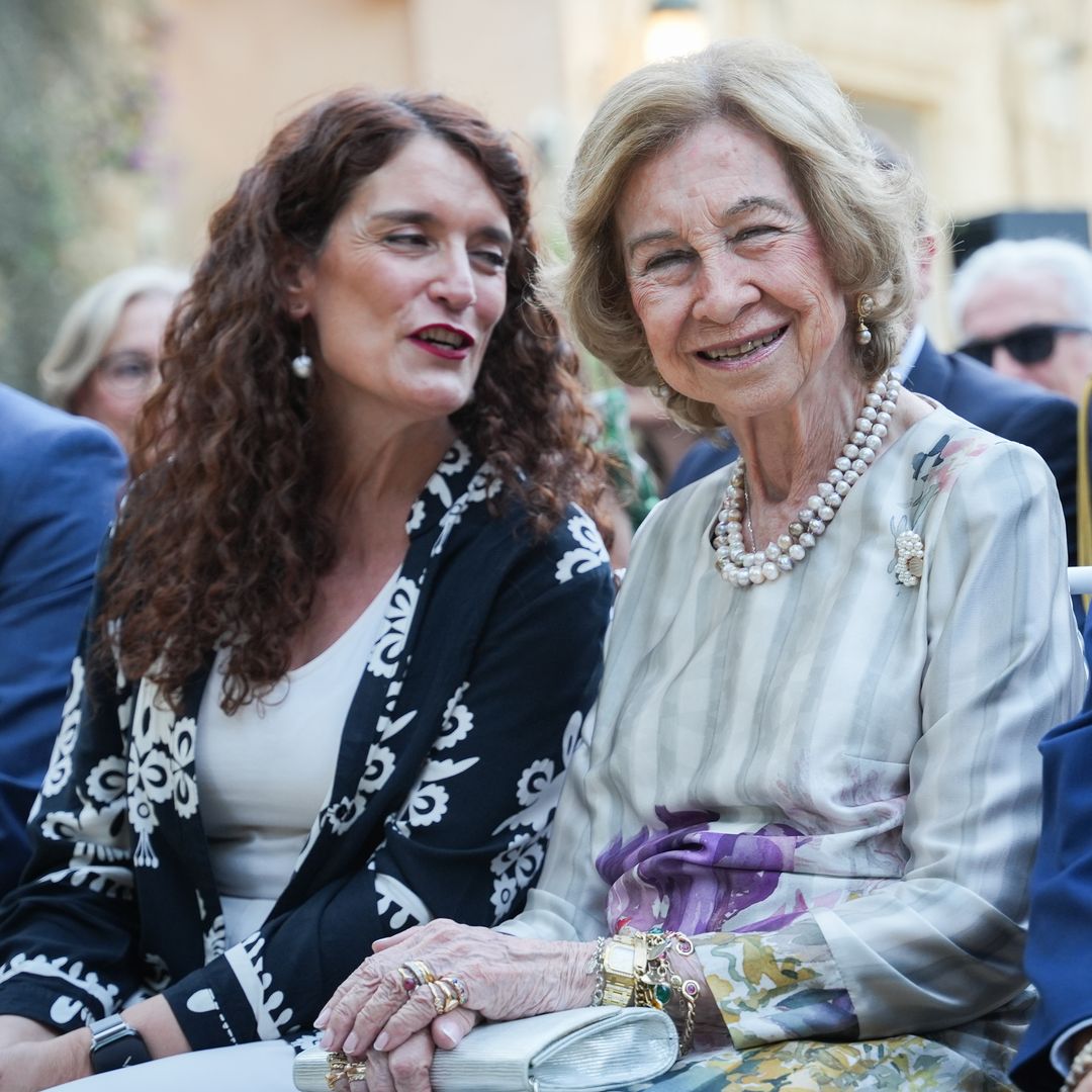 La reina Sofía y el detalle que conecta su cita en el Real Alcázar de Sevilla con la boda de Teodora de Grecia