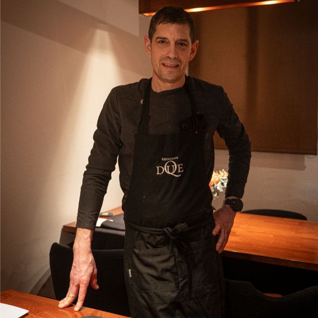 El chef Ángel Cortés del restaurante Duque Medinaceli, Soria