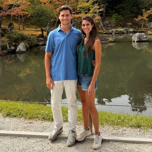 Ana Cristina Portillo y su marido de luna de miel en Japón