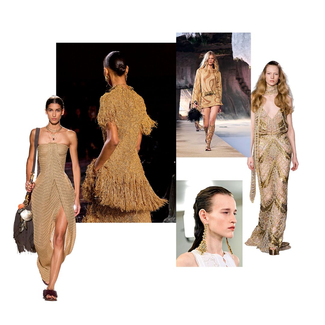 De izquierda a derecha, Balmain, Chanel, Giambattista Valli, Emilio Pucci y Elie Saab