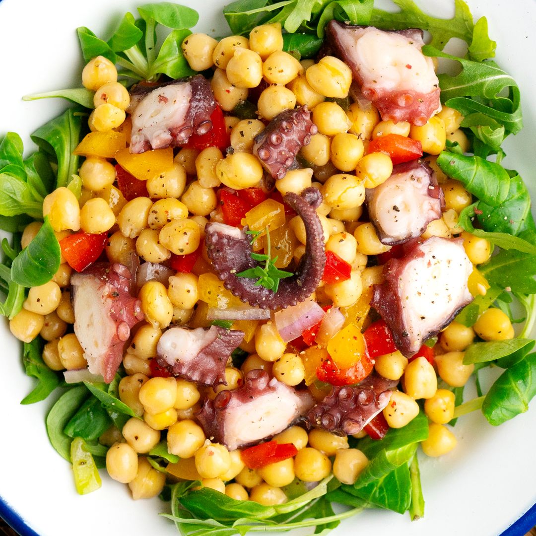 Fáciles, saludables y deliciosas: 3 ideas para preparar una ensalada de pulpo