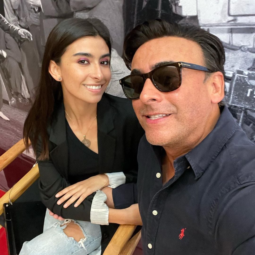 Adal Ramones, orgulloso de su hija durante la filmación de la historia de su secuestro