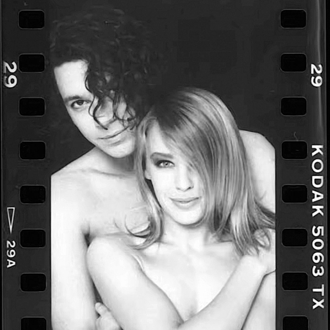 Kylie con el cantante Michael Hutchence, líder de INXS, con quien salió entre 1989 y 1991