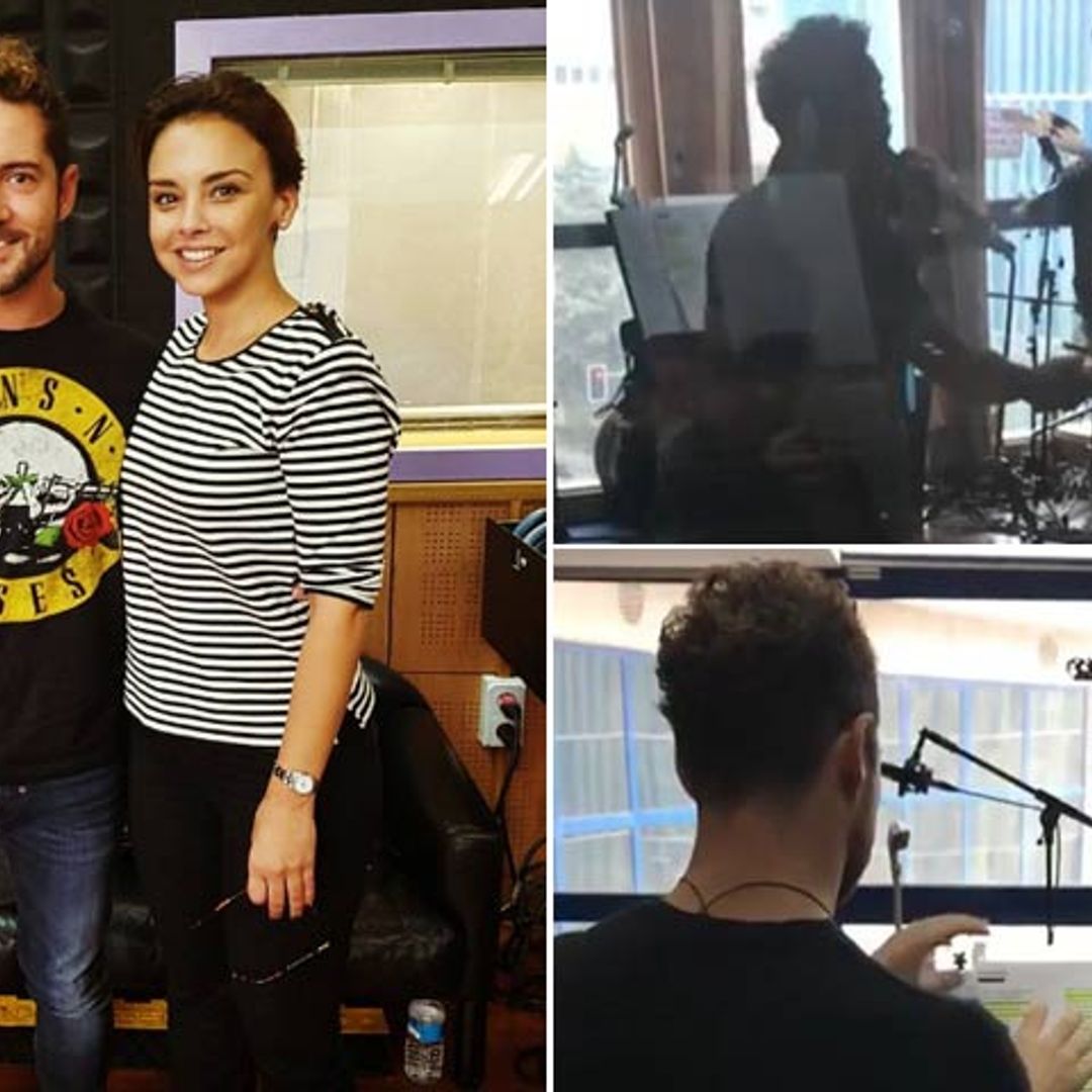 El momento del reencuentro de OT que todos estábamos esperando: David Bisbal y Chenoa ensayando 'Escondidos'