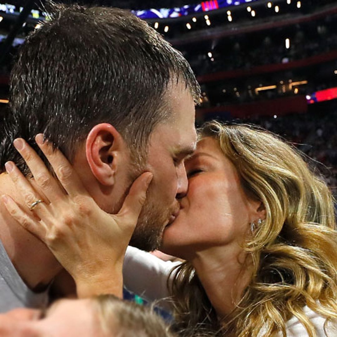 Gisele Bündchen, Tom Brady y el beso de la victoria: la imagen viral de la Super Bowl