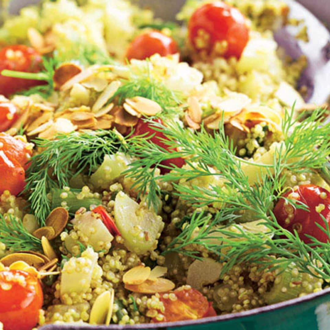 Ensalada de tomate y quinoa