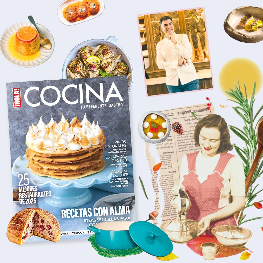 El nuevo '¡HOLA! Cocina' ya está en los quioscos con las mejores pistas gastro, entrevistas, recomendaciones y recetas para cocinar sin prisas