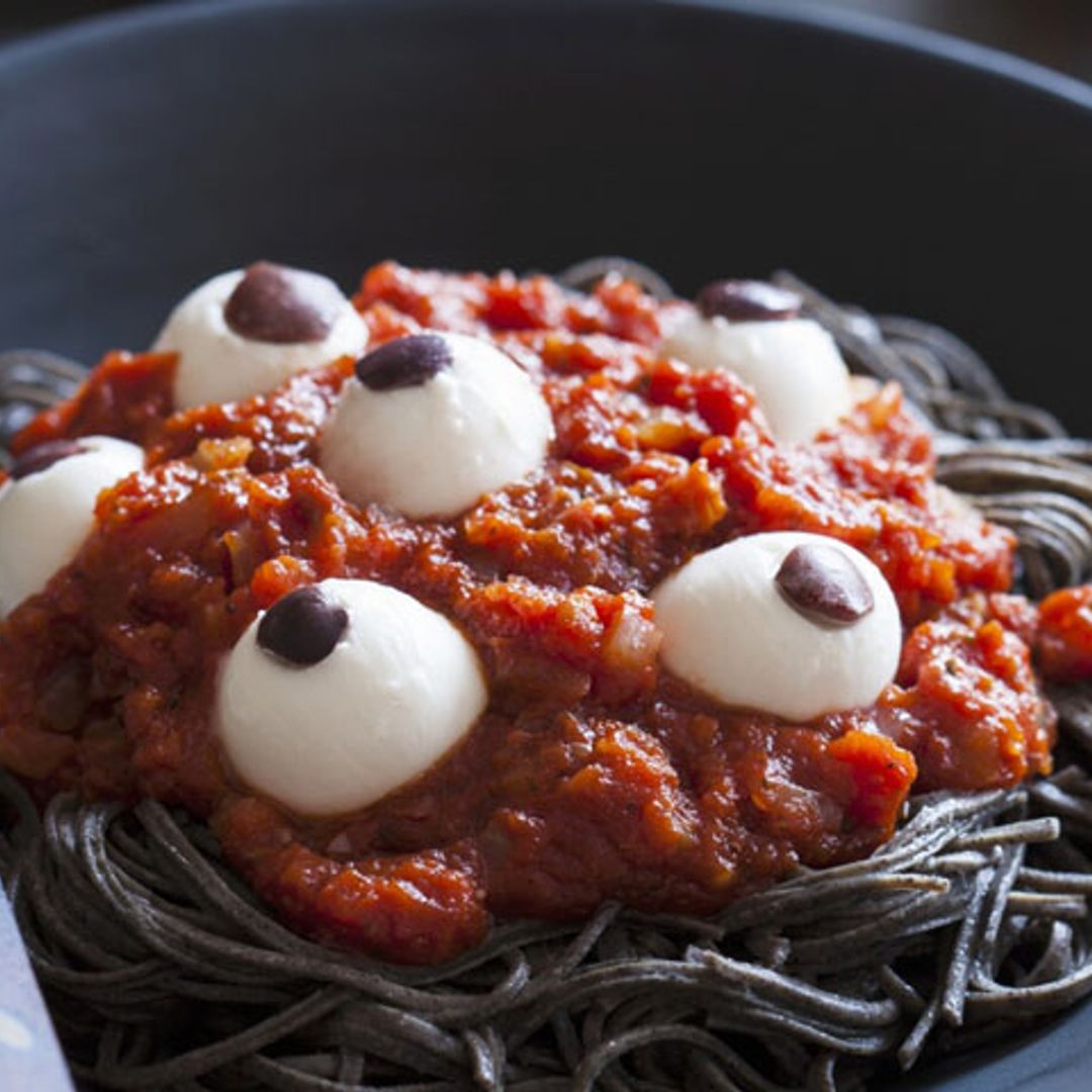 Pasta 'sangrienta' de 'Halloween'