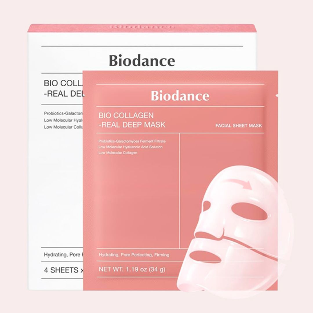 Una mascarilla de colágeno