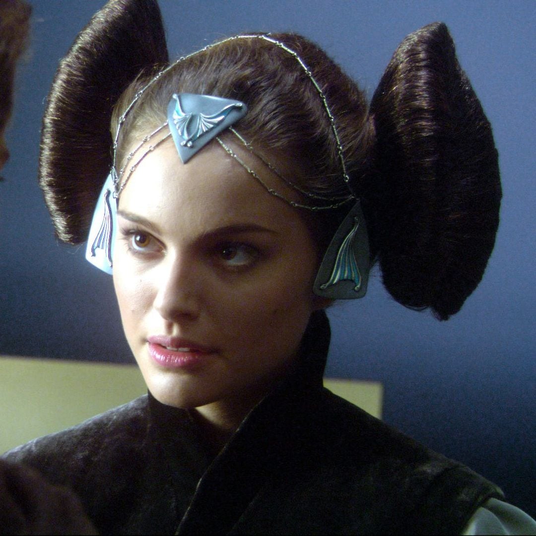 Natalie Portman como la reina Amidala en "Star Wars Episodio II: el ataque de los clones"