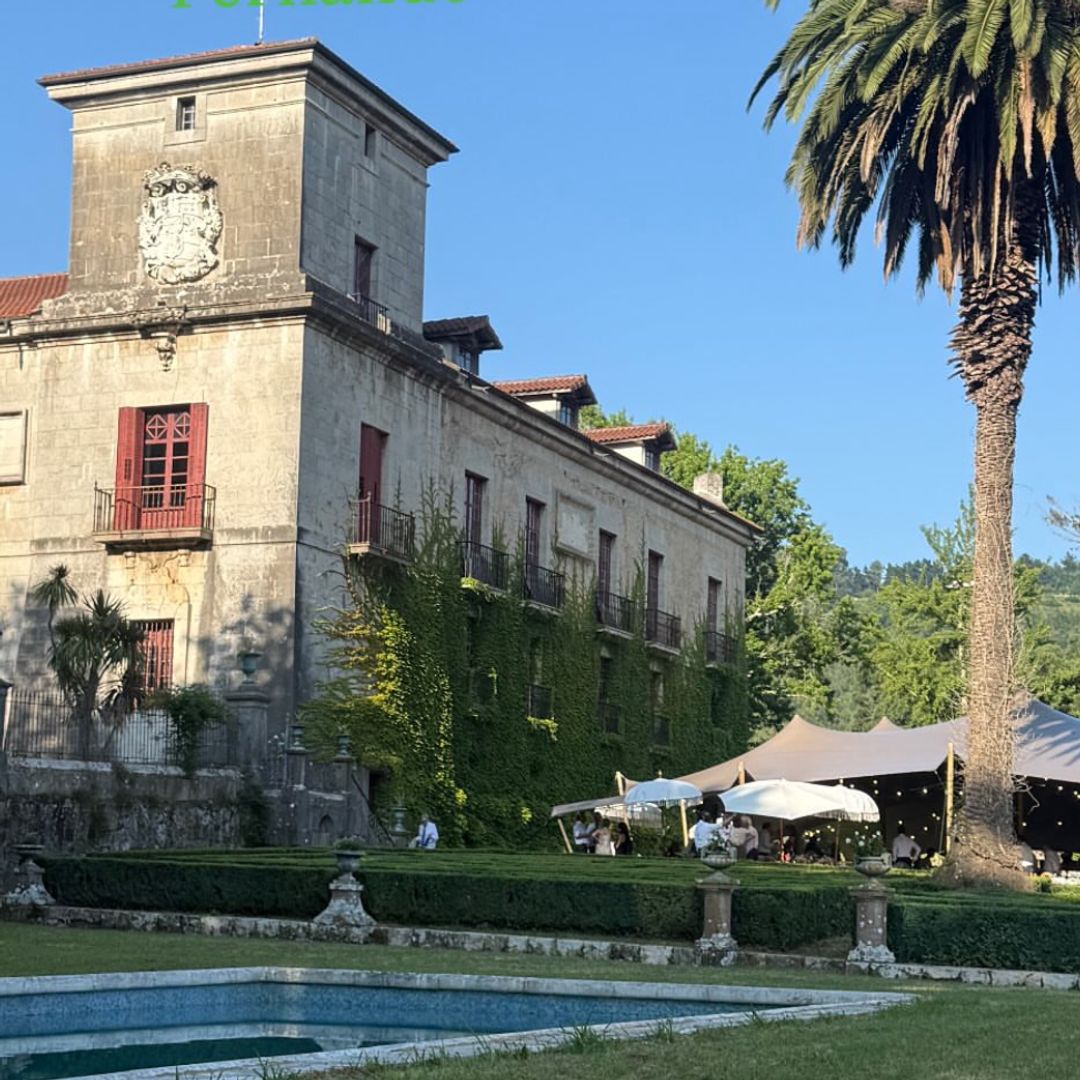El palacio de Zubieta, en Lekeitio, donde Eva Cebrián y Fernando Arriola celebraron su boda.