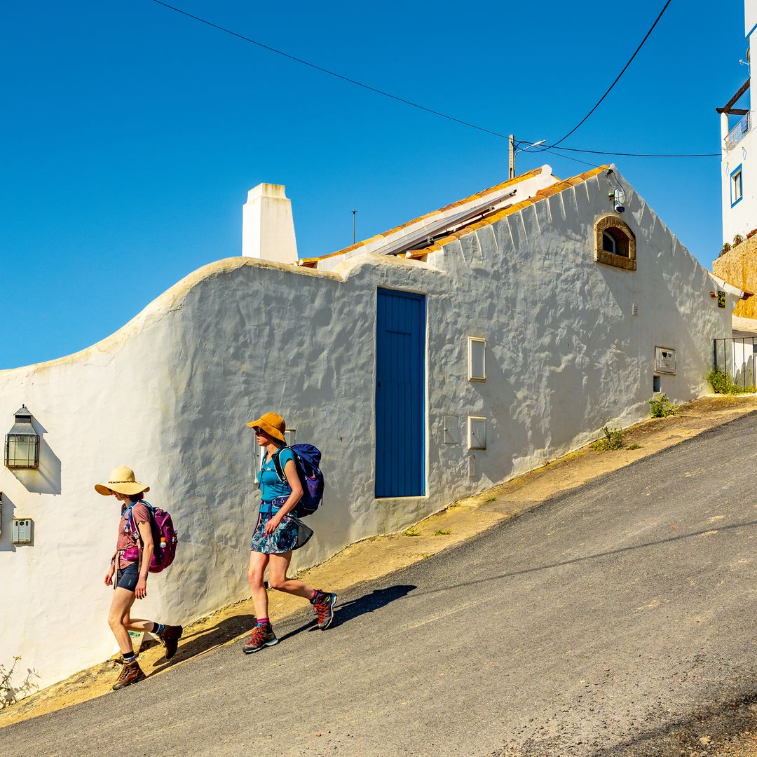 Casitas encaladas de Porto Covo, Portugal, Alentejo