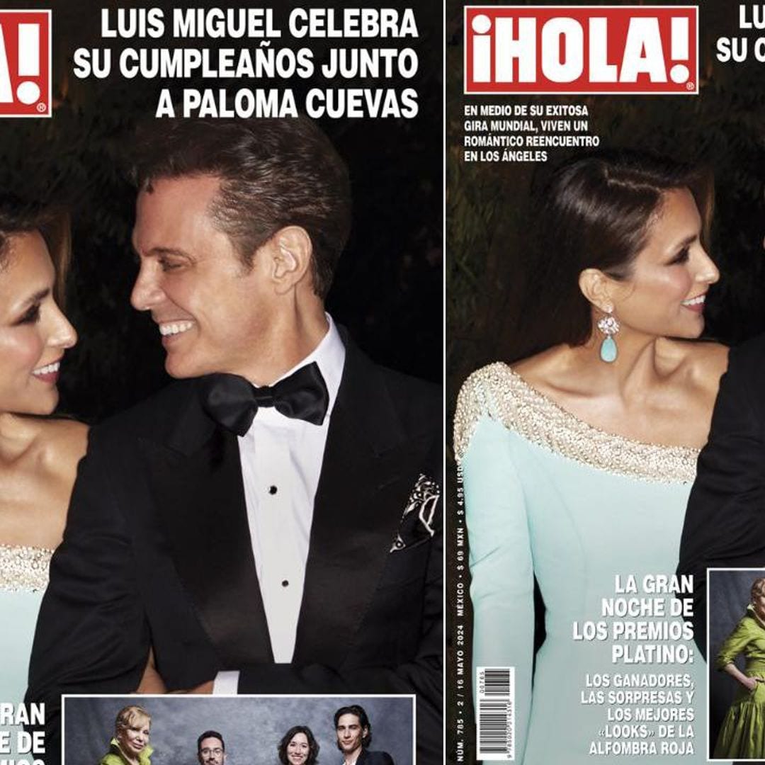 En ¡HOLA!, Luis Miguel celebra su cumpleaños junto a Paloma Cuevas