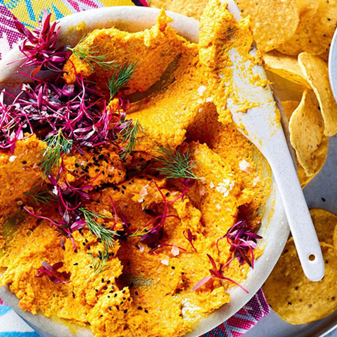 'Dip' de zanahoria con un toque picante