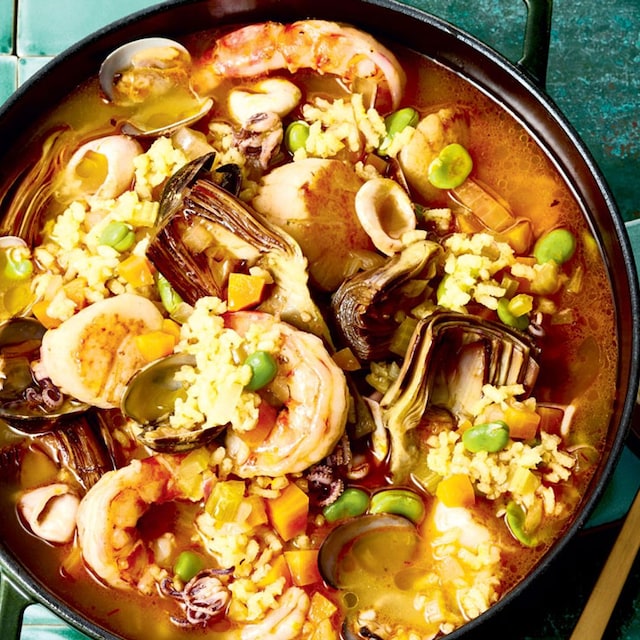 arroz caldos mariscoage